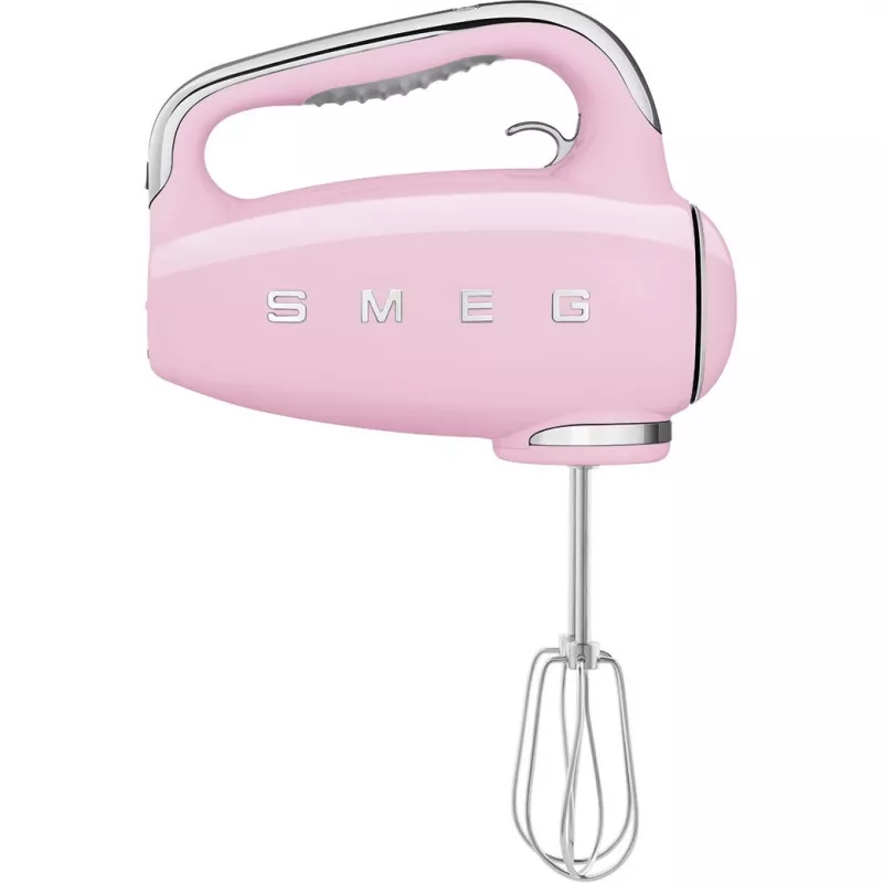 Smeg HMF01PKEU rankinis mikseris, 50-ųjų retro dizaino, rožinis