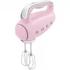 Smeg HMF01PKEU rankinis mikseris, 50-ųjų retro dizaino, rožinis