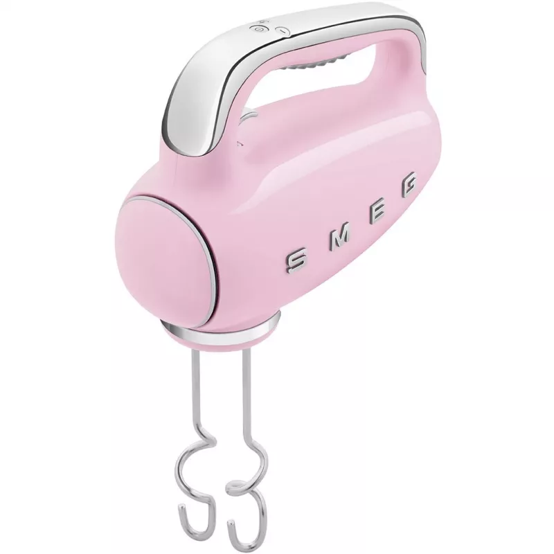 Smeg HMF01PKEU rankinis mikseris, 50-ųjų retro dizaino, rožinis