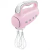 Smeg HMF01PKEU rankinis mikseris, 50-ųjų retro dizaino, rožinis