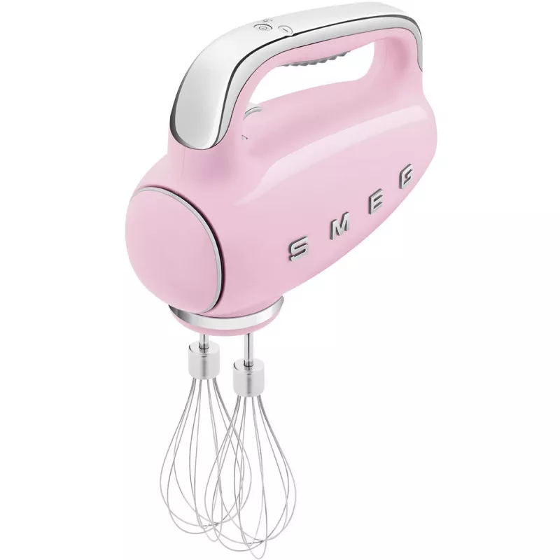 Smeg HMF01PKEU rankinis mikseris, 50-ųjų retro dizaino, rožinis