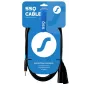 SSQ kabelis Jack Stereo 3,5 mm į 2x XLR vyriškas MIXLR3 — 3 m garso kabelis