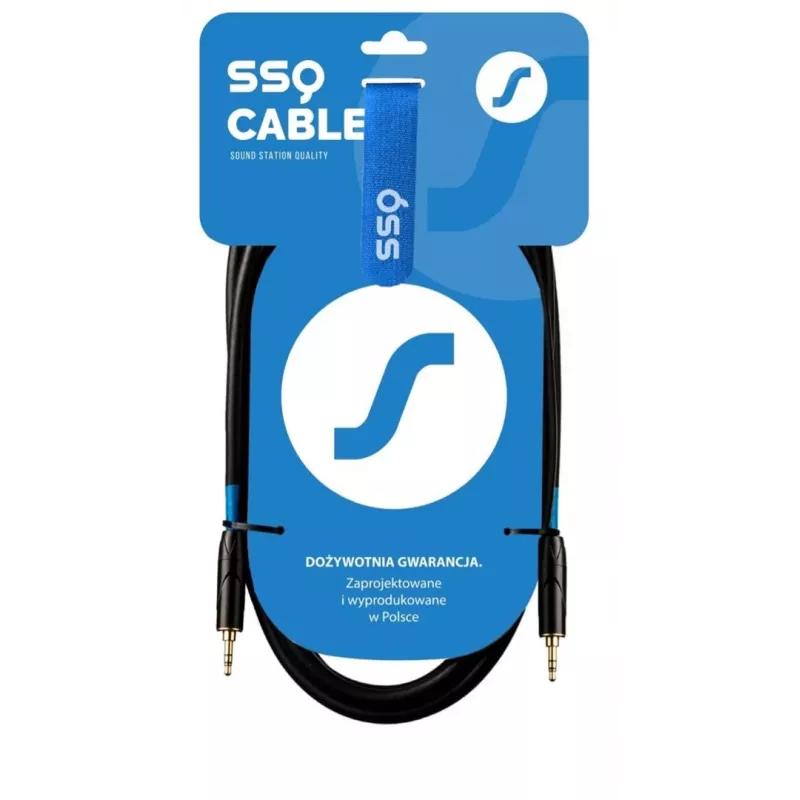SSQ MIMI2 SS-1425 laidas Mini Jack Stereo 3,5 mm - Mini Jack Stereo 3,5 mm 2 m Juodas