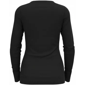 Odlo BL TOP crew neck l/s MERINO 200 moteriški marškinėliai, dydis S, juodi