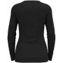 Odlo BL TOP crew neck l/s MERINO 200 moteriški marškinėliai, dydis S, juodi