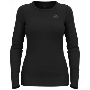 Odlo BL TOP crew neck l/s MERINO 200 moteriški marškinėliai, dydis S, juodi