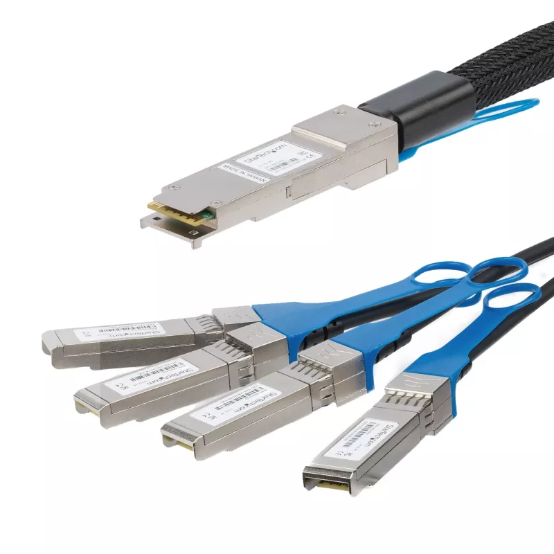 StarTech.com 3m QSFP+ Breakout kabelis - QSFP+ to 4x SFP+