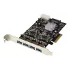 StarTech.com 3m QSFP+ Breakout kabelis - QSFP+ to 4x SFP+