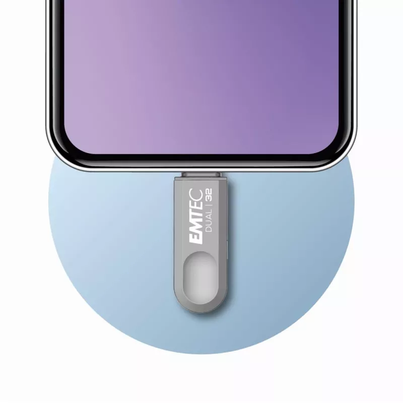 USB atmintinė Emtec 128GB USB Type-A USB Type-C D280