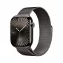Smartwatch Apple Watch Series 10 GPS + Cellular 46mm Slate Titanium Case su Slate Milanese Loop - S/M