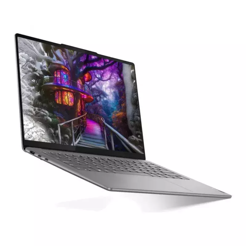 Laptop Lenovo YOGA plonas 7 14 col. Ultra 5 125H, 16GB LPDDR5, 1TB NVMe, 14 col. WUXGA OLED, Windows 11 Home, Luna Pilka
