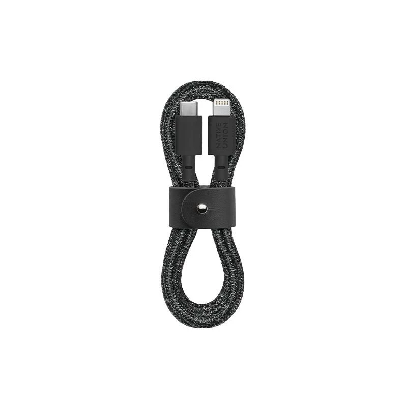 „Lightning“ į USB-C laidas „native union BELT-KV-CL-CS-BK-2“ 1,2 m juodas