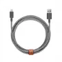 USB-A į Lightning laidas Native Union Belt kabelis XL 3 m juoda balta
