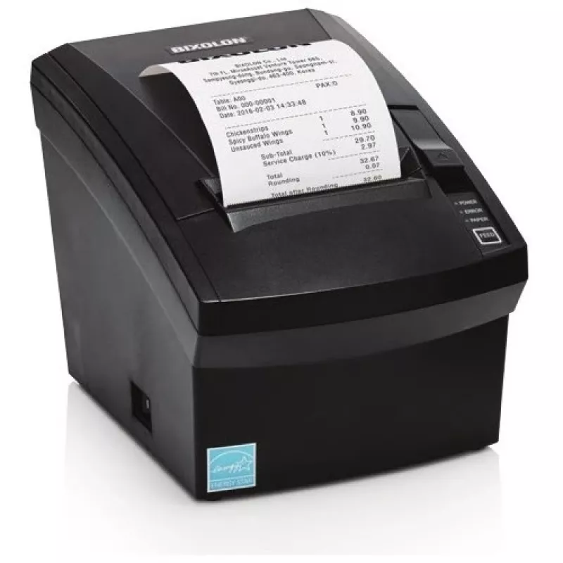 Terminis kvitų spausdintuvas BIXOLON SRP-332III 203 DPI automatinis pjaustytuvas Serial USB