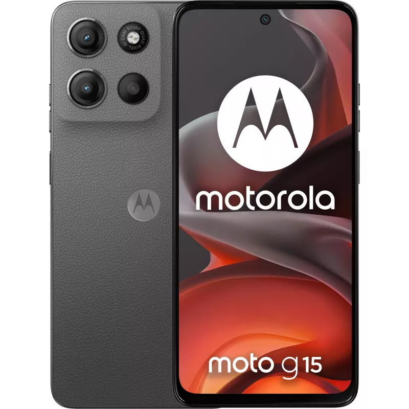 Motorola Moto G15 4G Dual Sim 8RAM 256GB Gravity Pilka