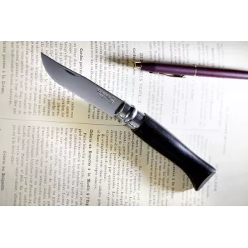 Slankiojo lanksto peilis Opinel N°08 Collector Juoda, ašmenų ilgis 8,5 cm