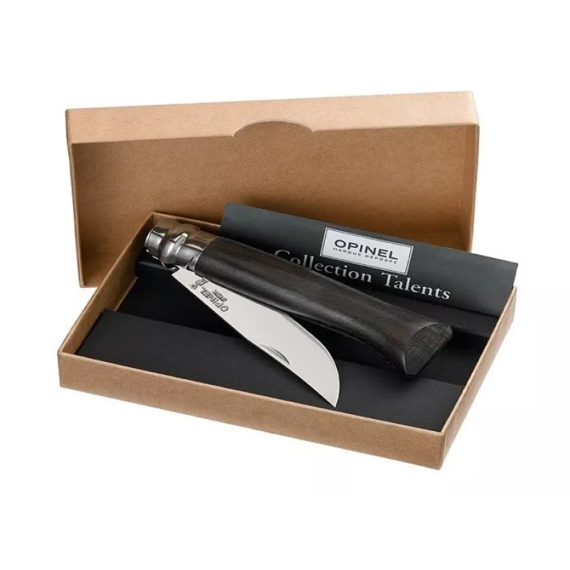 Slankiojo lanksto peilis Opinel N°08 Collector Juoda, ašmenų ilgis 8,5 cm