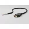Goobay HDMI 2.0 90° kampuotas laidas su Ethernet 4K 60Hz 5 m juodas