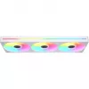 COUGAR Unity360-FB 360 mm vieno rėmo ARGB PWM atvirkštinis ventiliatorius, 120 mm x3, 700–1600 RPM, FDB, baltos spalvos