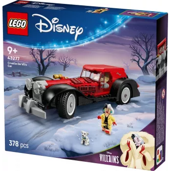 LEGO rinkinys „Cruella De Vil automobilis“ 43277 – kolekcinis konstravimo rinkinys