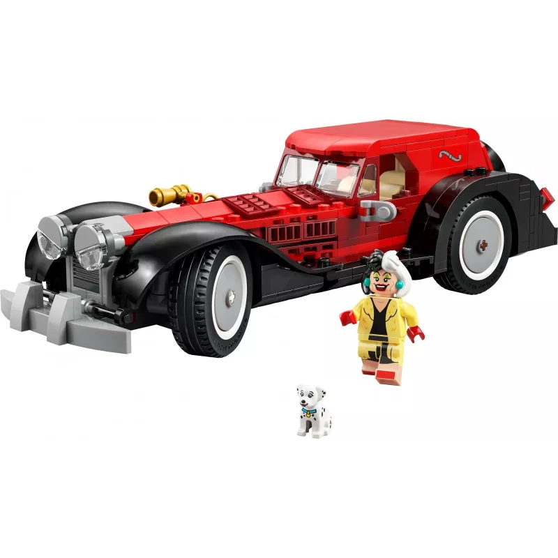 LEGO rinkinys „Cruella De Vil automobilis“ 43277 – kolekcinis konstravimo rinkinys