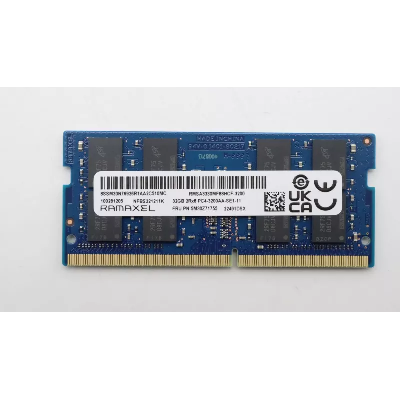 Atmintis Lenovo So-Dimm 32GB DDR4 3200 Ramaxel