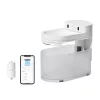 Kačių fontanas Catlink Pure 3 CL-WB-02 baltas su filtravimo sistema ir reguliuojamu vandens srautu