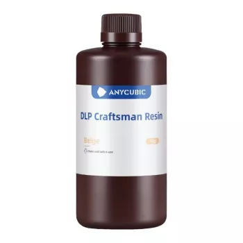 DLP derva AnyCubic SDHLBG-104C smėlio spalvos 1 kg, skirta SLA/DLP 3D spausdintuvams
