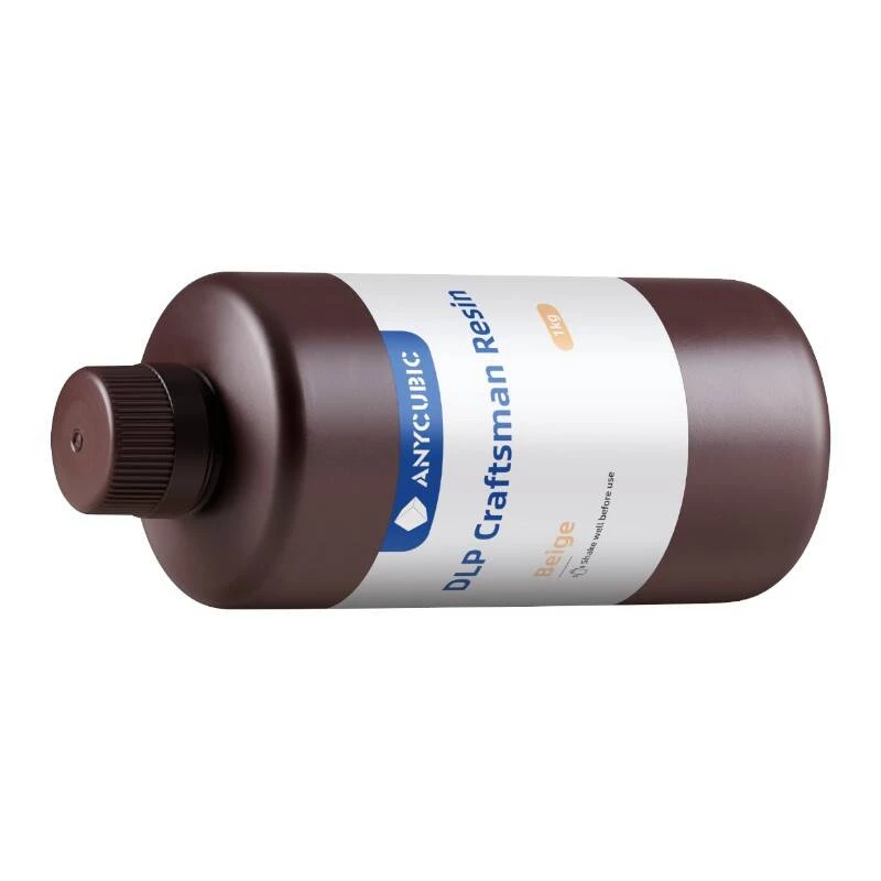 DLP derva AnyCubic SDHLBG-104C smėlio spalvos 1 kg, skirta SLA/DLP 3D spausdintuvams