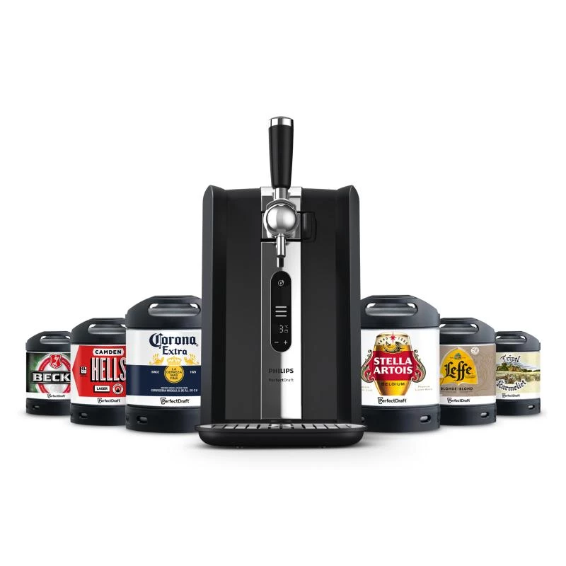 Alaus pylimo sistema Philips HD3770/90 PerfectDraft, juoda, suderinama su 6 l statinėmis
