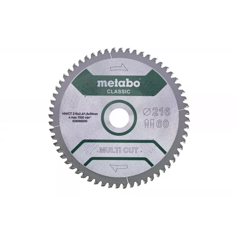 Disko pjūklas Metabo 628066000 21,6 cm