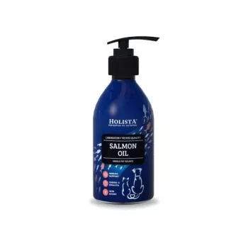 Skystas lašišų aliejaus papildas HOLISTA Salmon Oil 250 ml — maisto papildas su omega-3, 250 ml