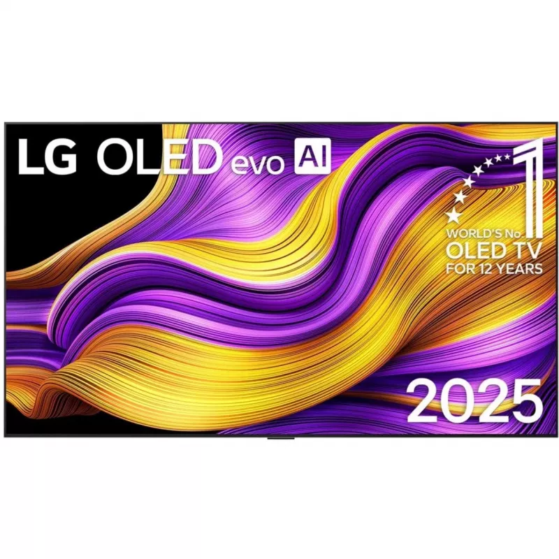 OLED77G57LW evo TV, OLED televizorius 194,7 cm (77 col.), sidabrinis/juodas, UltraHD/4K, trigubas imtuvas, HDR, 120 Hz skydas
