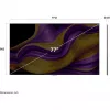 OLED77G57LW evo TV, OLED televizorius 194,7 cm (77 col.), sidabrinis/juodas, UltraHD/4K, trigubas imtuvas, HDR, 120 Hz skydas