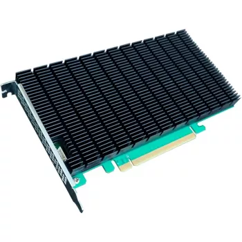 HighPoint magistralės adapteris Rocket 1104 PCI-Ex16v3 - 4x M.2 NVMe - NVMe - PCI-Express