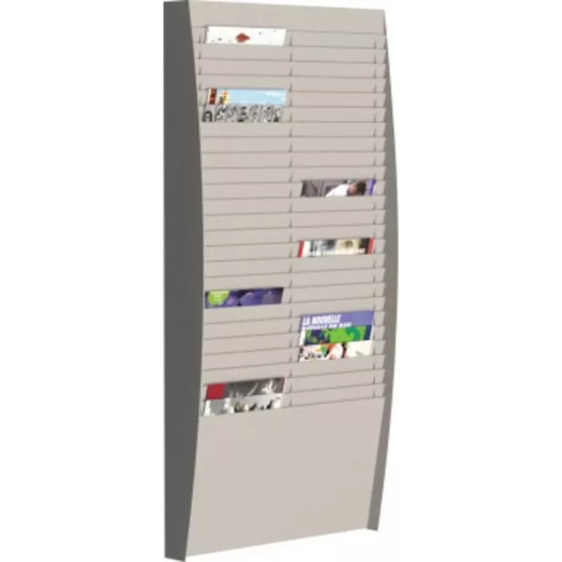 PAPERFLOW Sieninė rūšiavimo lenta V 50F A4V2X25.02 DIN A4 Pilka