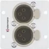 Lizdų išvadas 2 x XLR Kindermann 7444000579