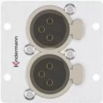 Lizdų išvadas 2 x XLR Kindermann 7444000579