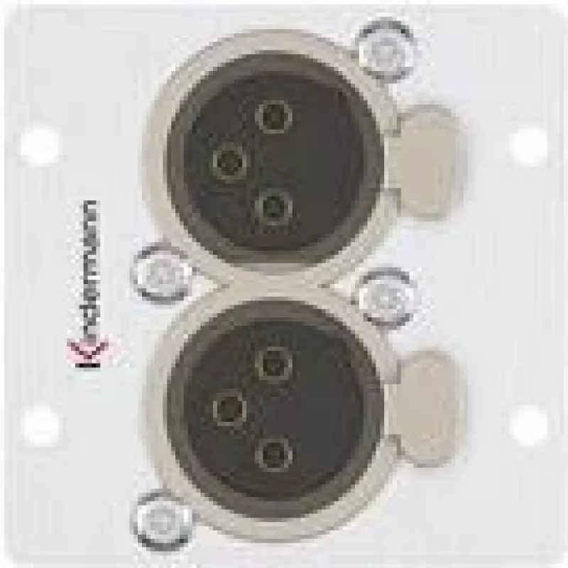 Lizdų išvadas 2 x XLR Kindermann 7444000579