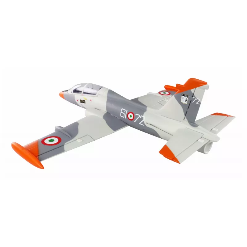 RC lėktuvas Amewi MB-339 su elektriniu varikliu, rekomenduojamas amžius 14+, svoris 0,5 kg