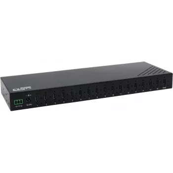 USB šakotuvas Exsys EX-12276HMS — 16 prievadų USB 3.2 Gen 2 šakotuvas su 16 USB-C prievadų