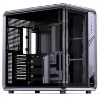 PC korpusas Jonsplus BO400CG Midi-Tower ATX su grūdinto stiklo šoniniu dangčiu, gunmetal Pilka