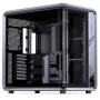 PC korpusas Jonsplus BO400CG Midi-Tower ATX su grūdinto stiklo šoniniu dangčiu, gunmetal Pilka