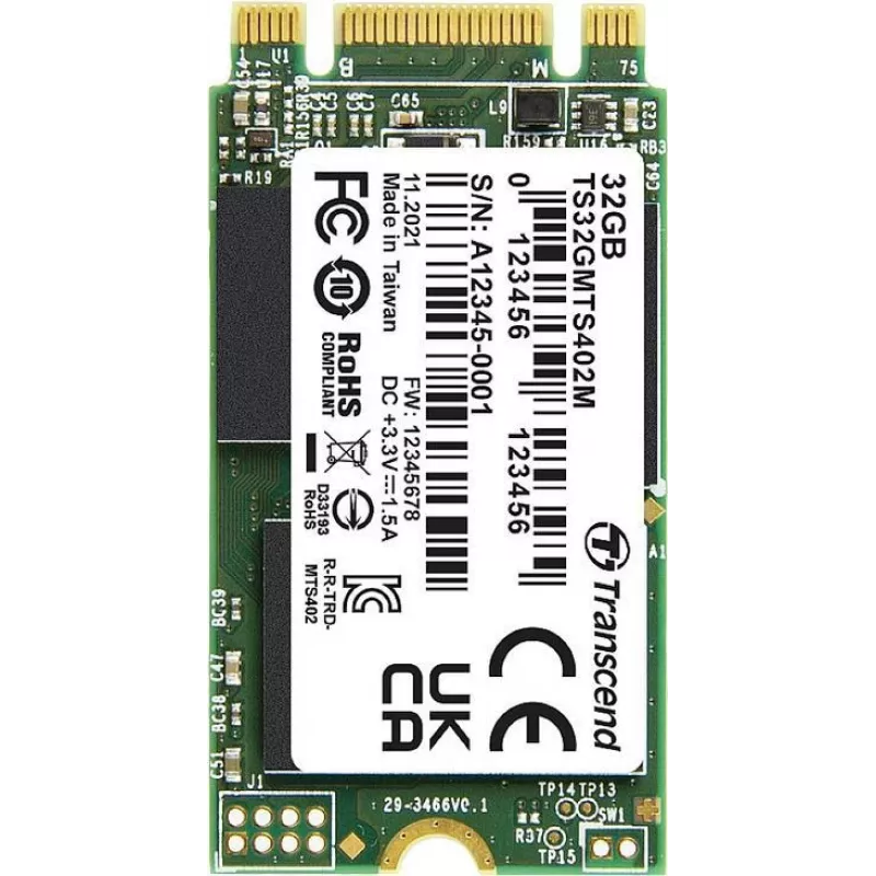 Transcend MTS402M M.2 32 GB Serial ATA III MLC NAND (TS32GMTS402M)