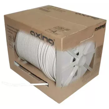 Koaksialinis kabelis Axing SKB09404 250m Baltas 6,6mm