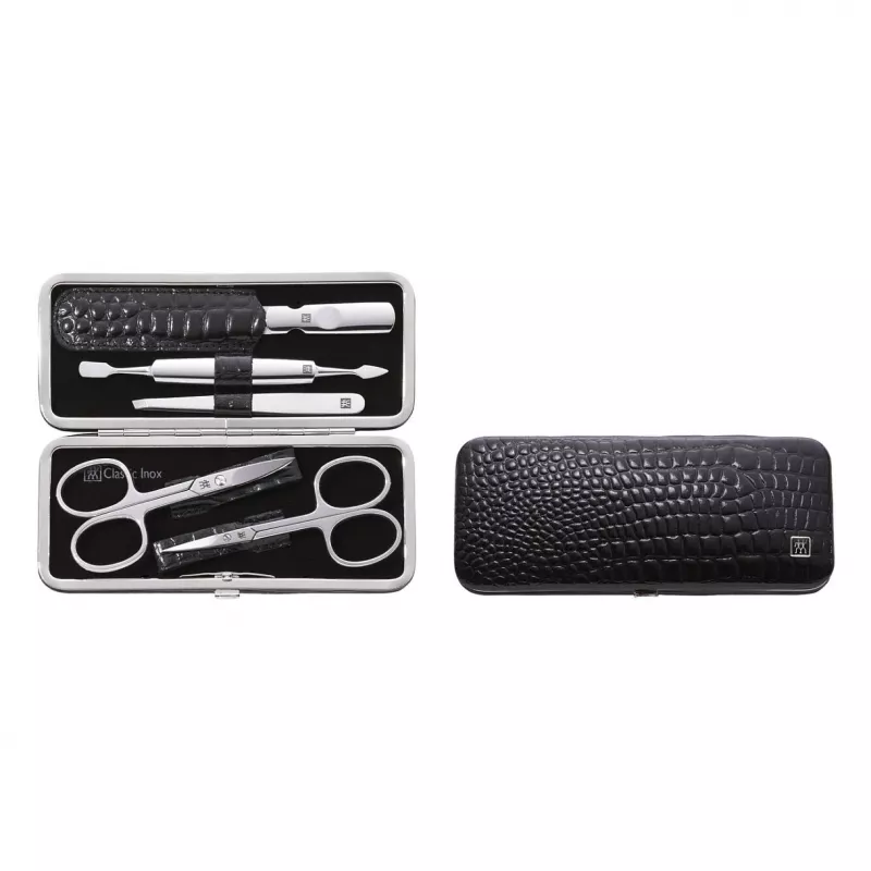 Manikiūro ir pedikiūro priemonių rinkinys ZWILLING 97507-004-0 iš nerūdijančio plieno, juodas