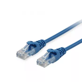 Tinklo kabelis Equip Cat.6 U/UTP komutacinis kabelis RJ-45 Cat6 1,5 m mėlynas