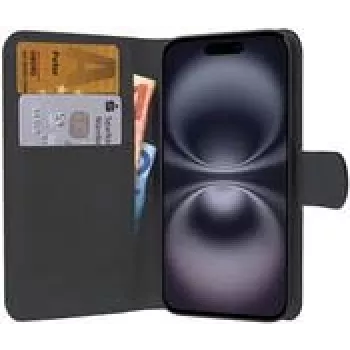 PEDEA Book Cover Classic skirtas Apple iPhone 16 - juoda (50160985)