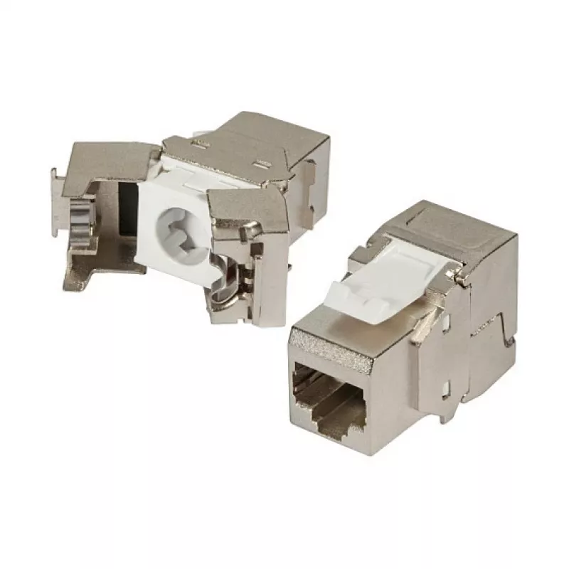 Keystone modulis EFB Elektronik E-20072 Plokščias Sidabrinis RJ-45