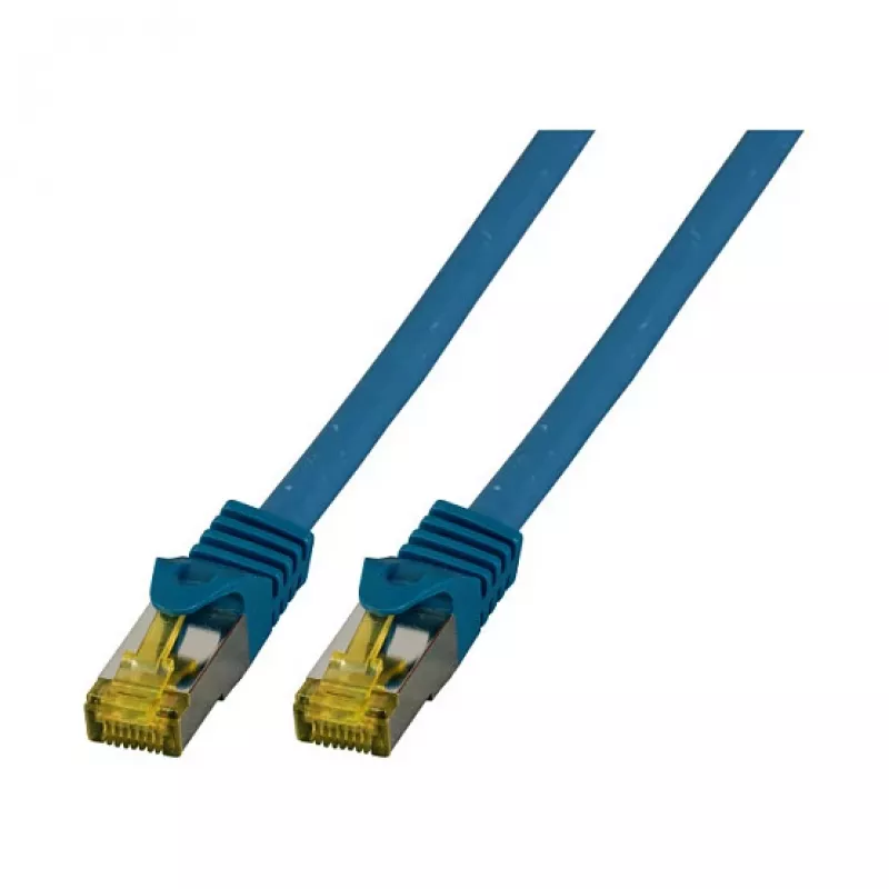 Tinklo kabelis EFB Elektronik MK7001.15BL RJ-45 Cat6a 15 m mėlynas
